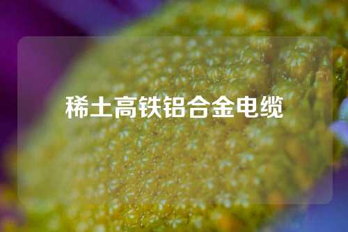 稀土高铁铝合金电缆