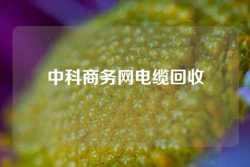 中科商务网电缆回收