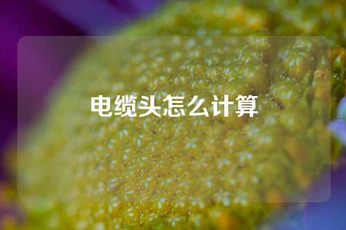 电缆头怎么计算