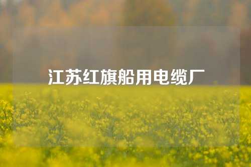 江苏红旗船用电缆厂