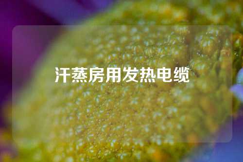 汗蒸房用发热电缆