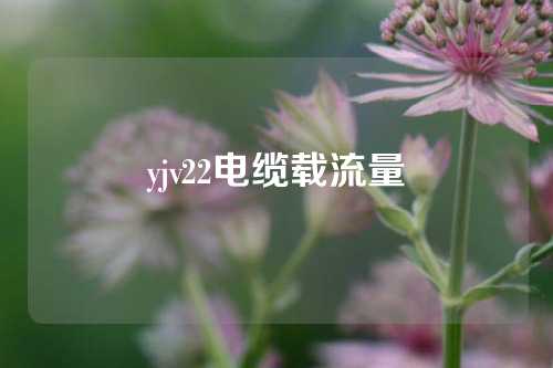 yjv22电缆载流量