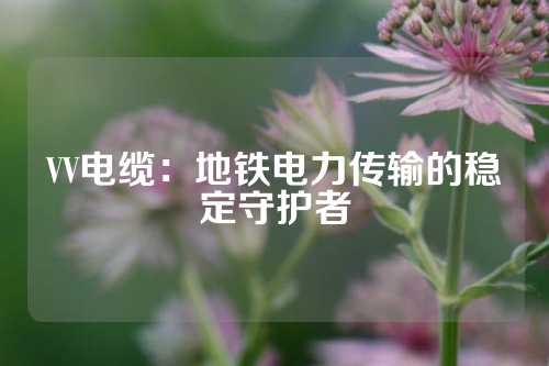 VV电缆：地铁电力传输的稳定守护者