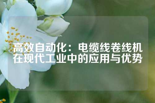 高效自动化：电缆线卷线机在现代工业中的应用与优势